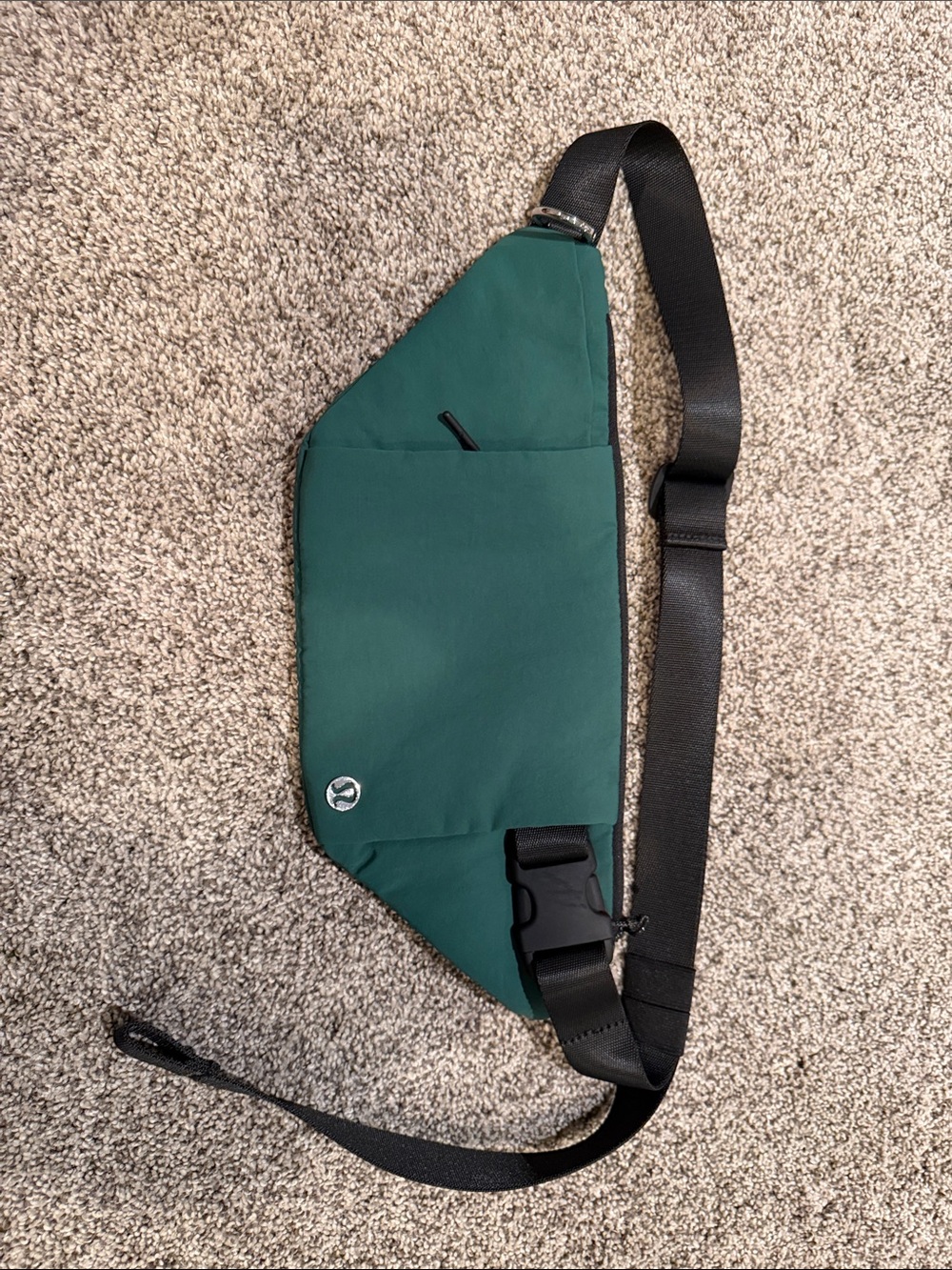 Lululemon Green Crossbody Belt Bag Fanny Pack Adjustable Strap